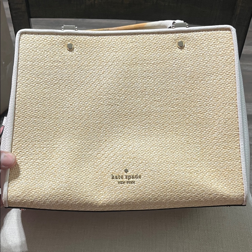 kate spade Tan and Cream Tote Bag